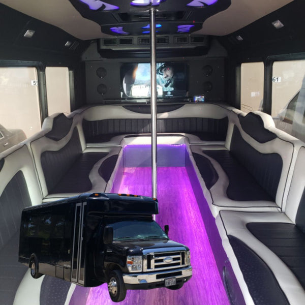 20 Passenger Party Bus Starting price $200 Per Hr